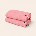 Built Birdie Waffle Golf Towel with Clip