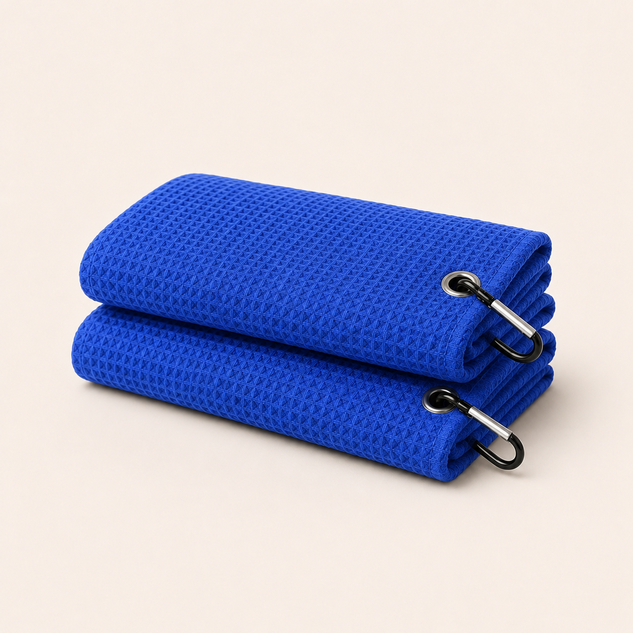 Built Birdie Waffle Golf Towel with Clip