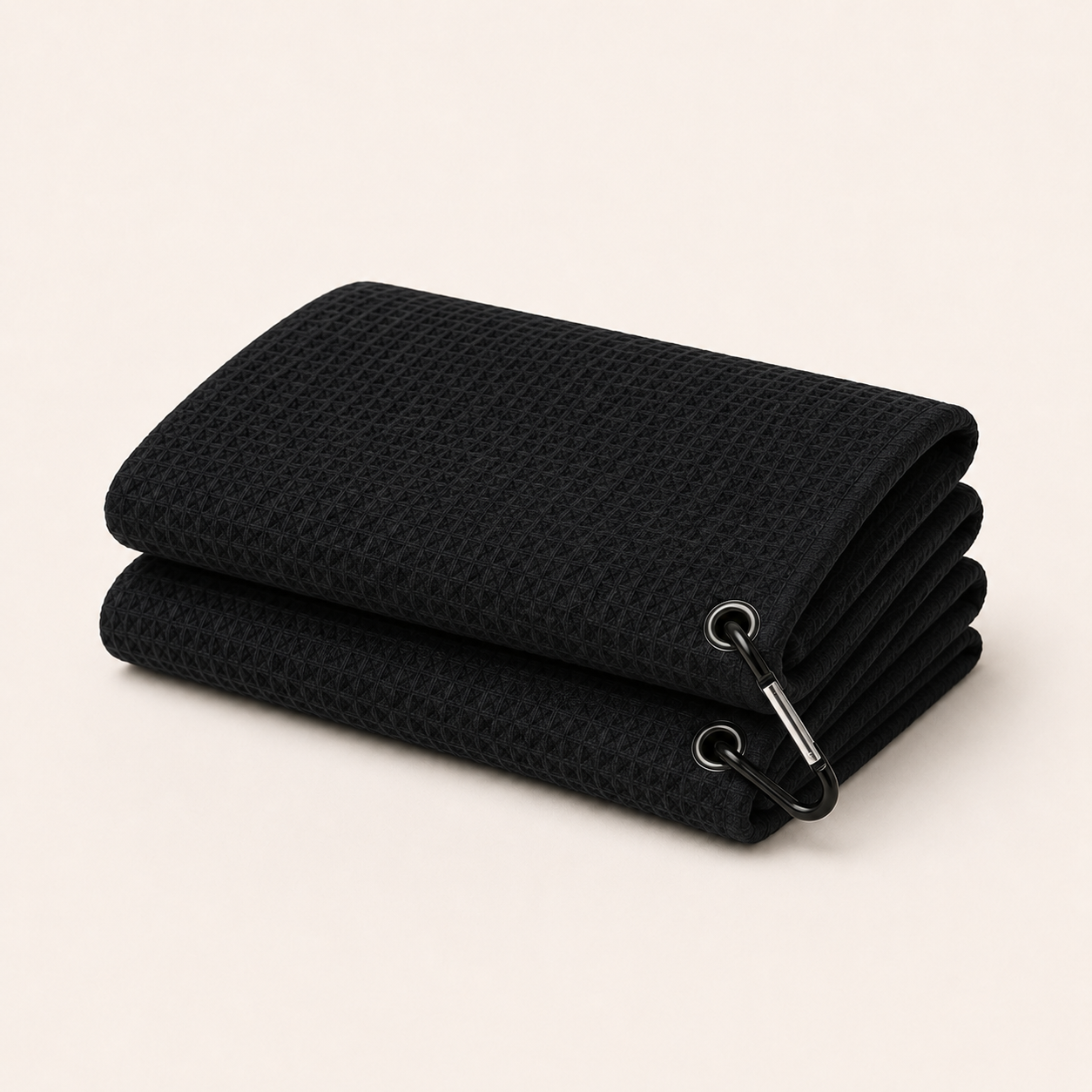Built Birdie Waffle Golf Towel with Clip