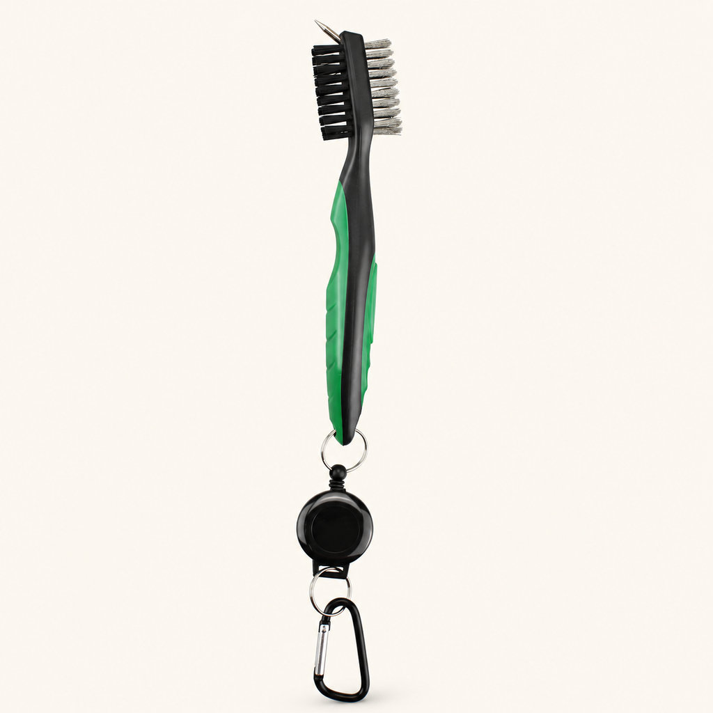 Built Birdie golf groove brush for coordinated bag essentials kit