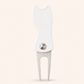 Built Birdie red green tool and ball marker product mockup on clean background