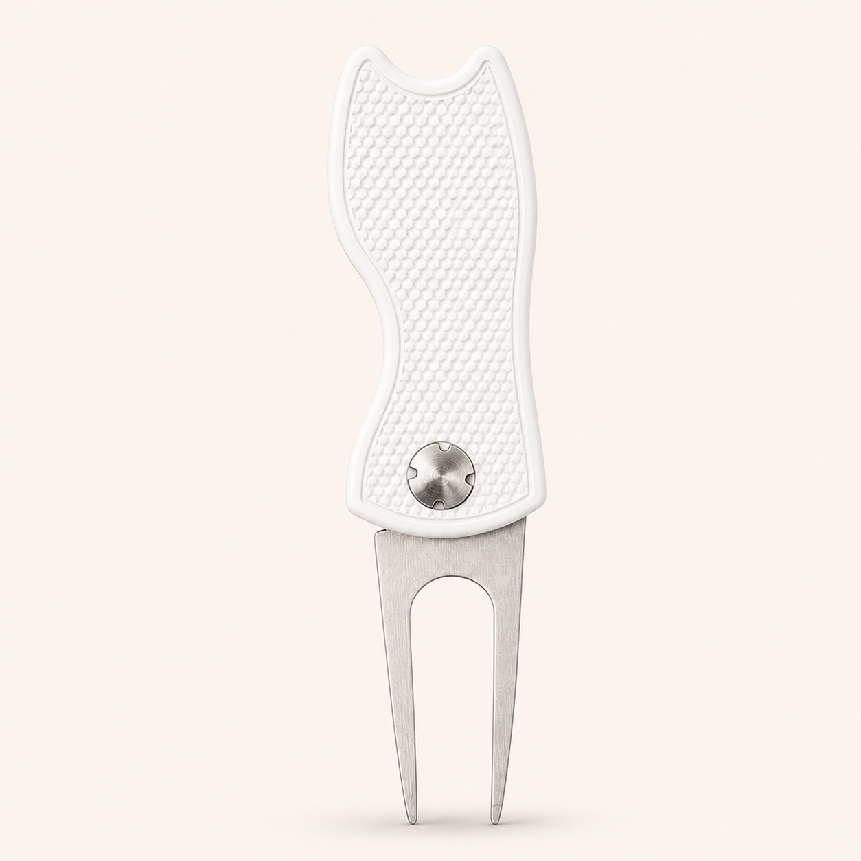 Built Birdie red green tool and ball marker product mockup on clean background