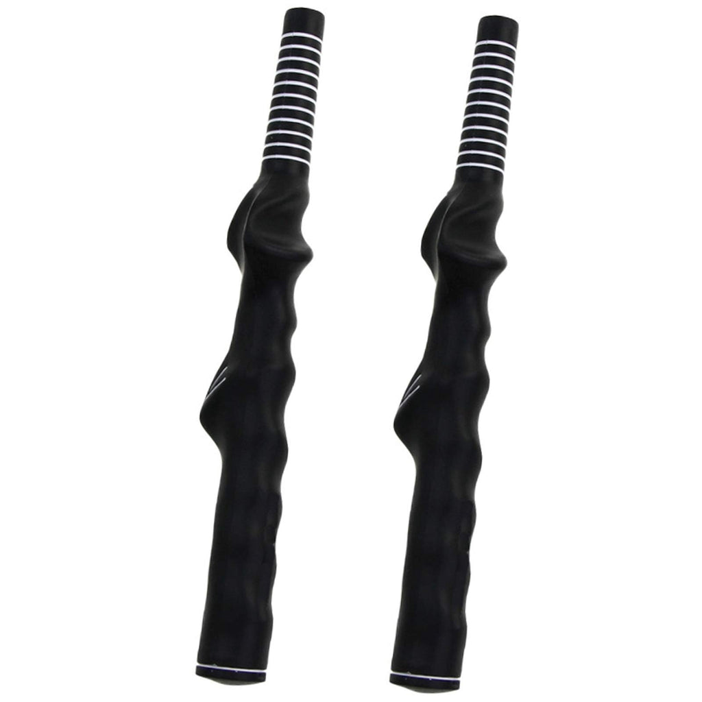 Yuyeran 2Pcs Left-Hand Golf Training Grip Golf Club Grip LH Practice Aid Golf Swing Trainer Accessories