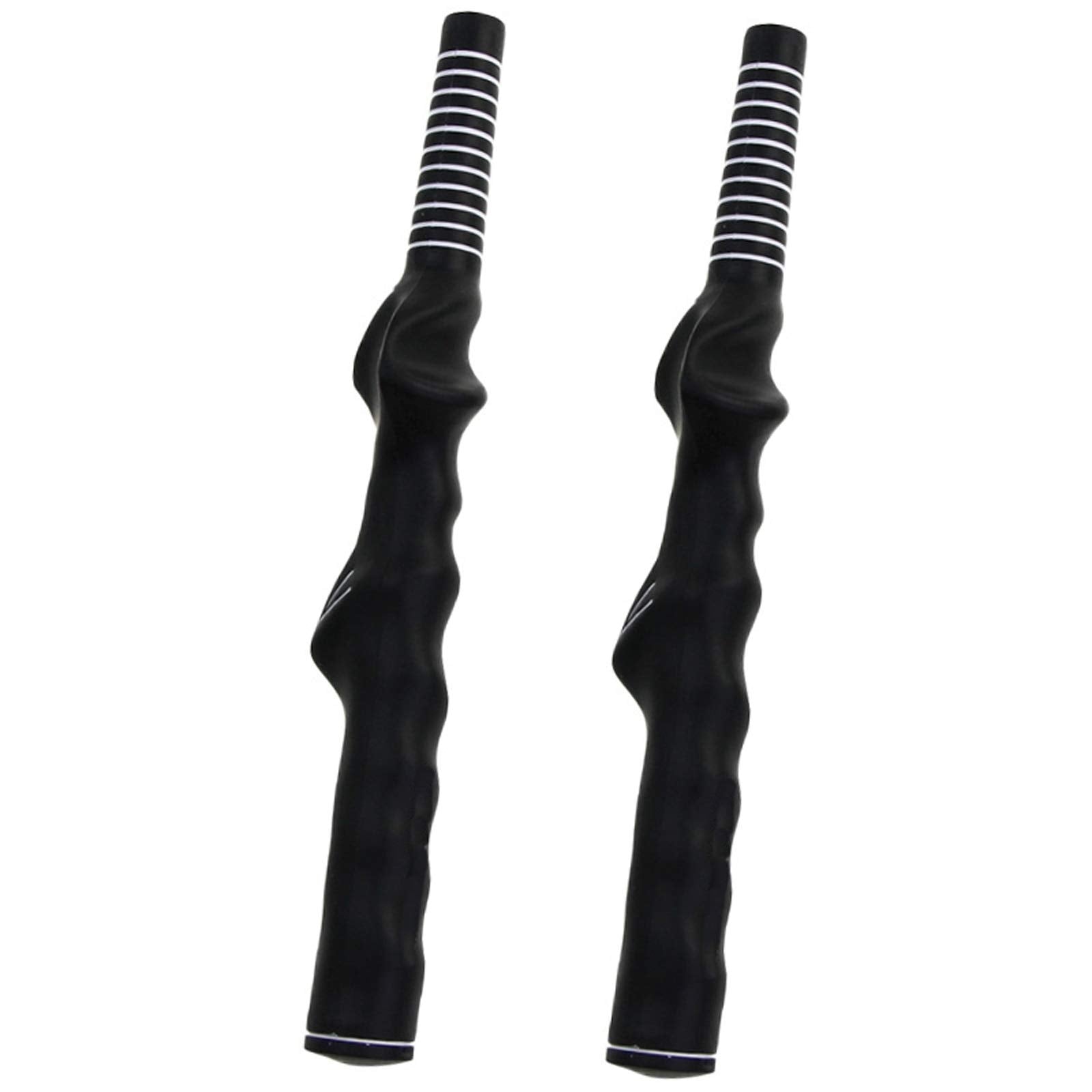 Yuyeran 2Pcs Left-Hand Golf Training Grip Golf Club Grip LH Practice Aid Golf Swing Trainer Accessories